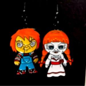 Chucky & Tiffany earrings
